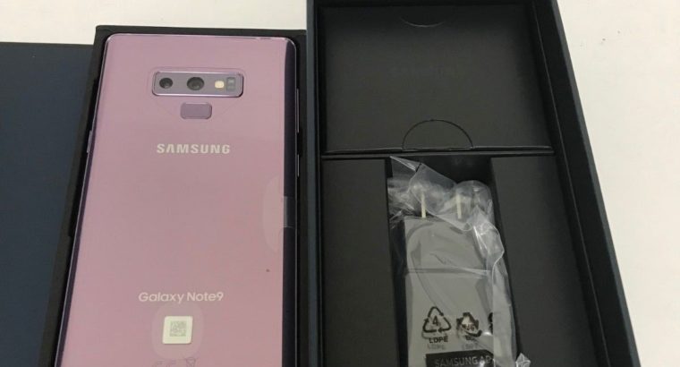 FOR SALE: Brand New Unlocked Samsung Galaxy Note 9