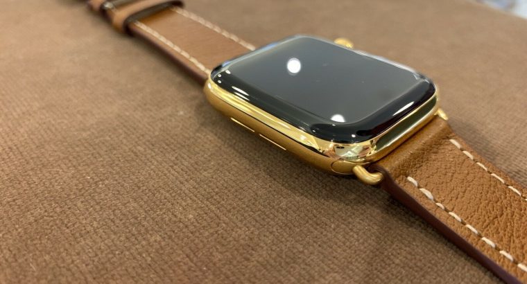 44mm Apple Watch Series 5 Custom 24K Gold Plated