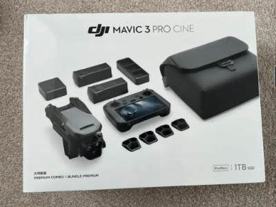 Dji – mavic 3 cine premium combo drone and Remote